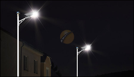 Solar street light