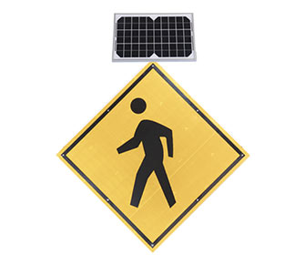 Solar Powered Pedestrian Crossing