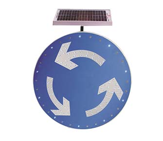 solar panel traffic signs