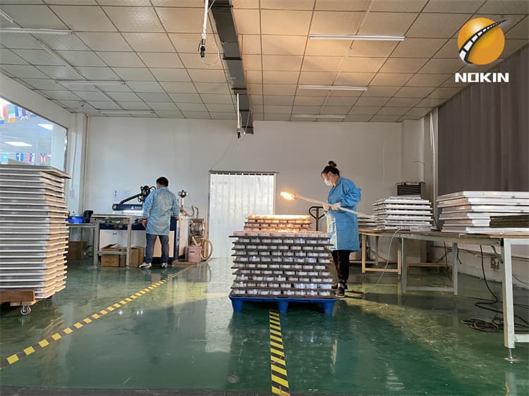 Production of custom solar road studs