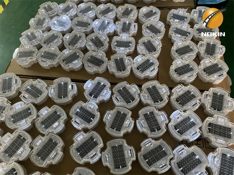 Production of custom solar road studs