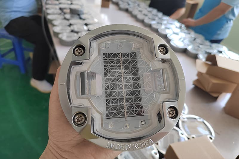 solar road stud light port PC led